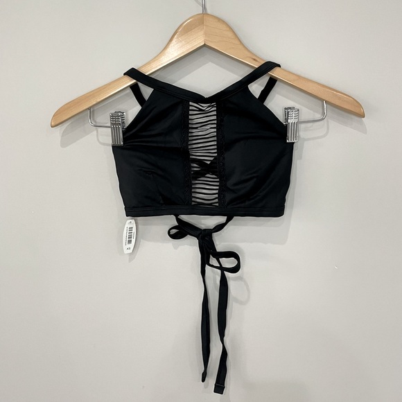 Adore Me Other - Adore Me NWT black halter cages bikini top XS